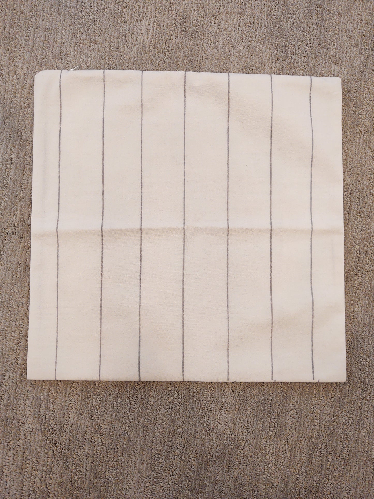 Gray Pin Stripes Pillow Cover